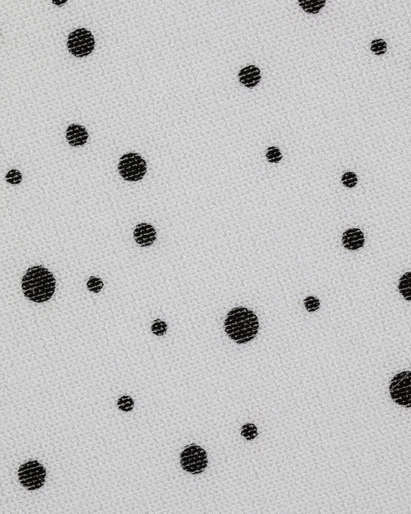Black & White Spot Soft Jersey Knit