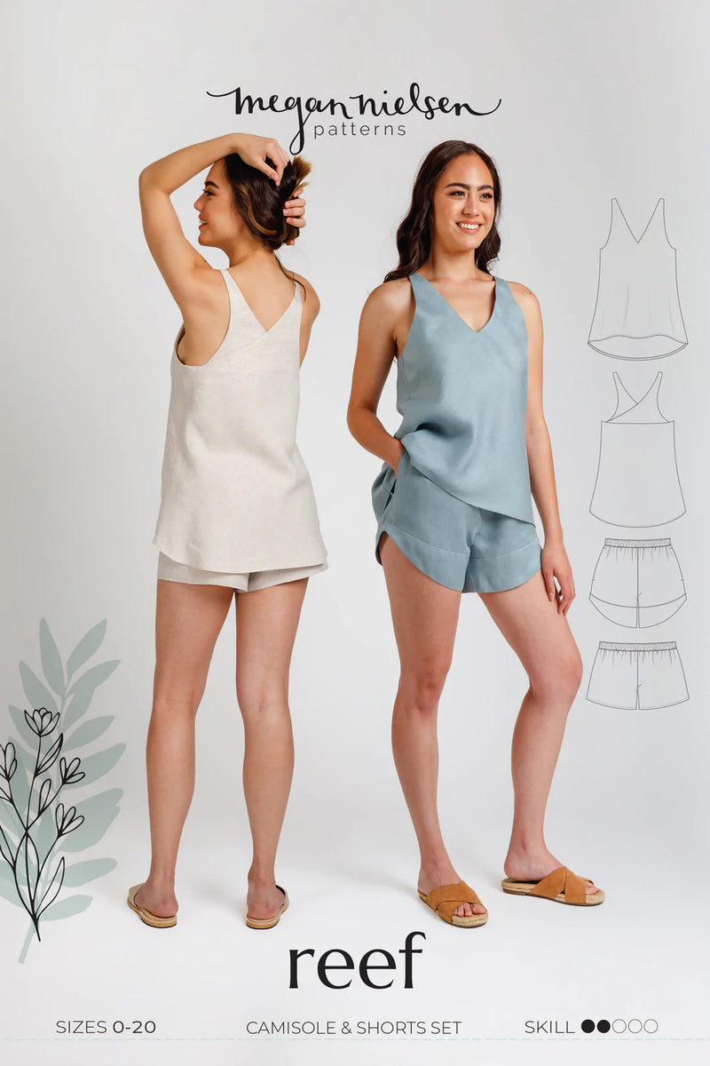 Megan Nielsen Reef Camisole and Shorts Set