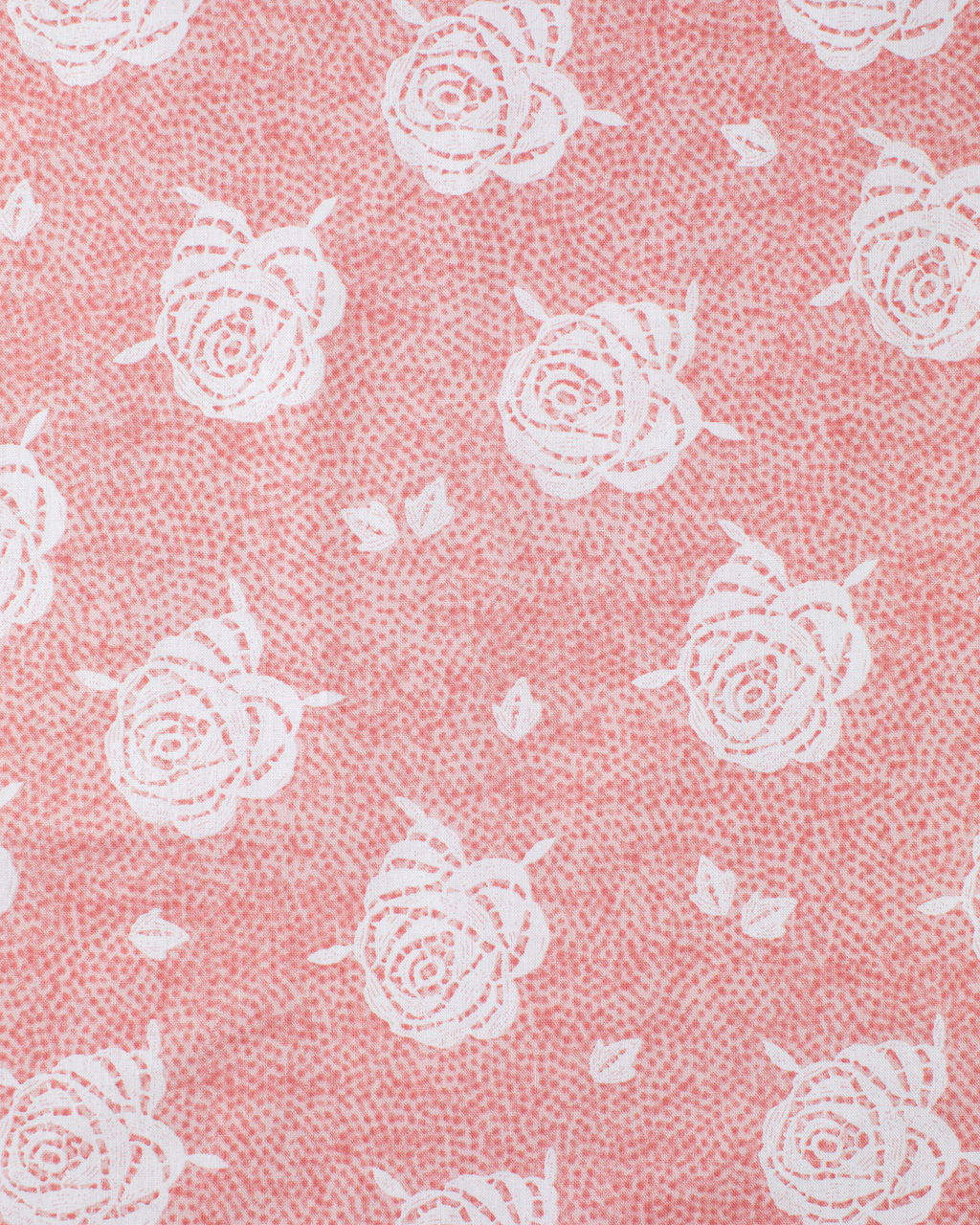 Red and White Rose print