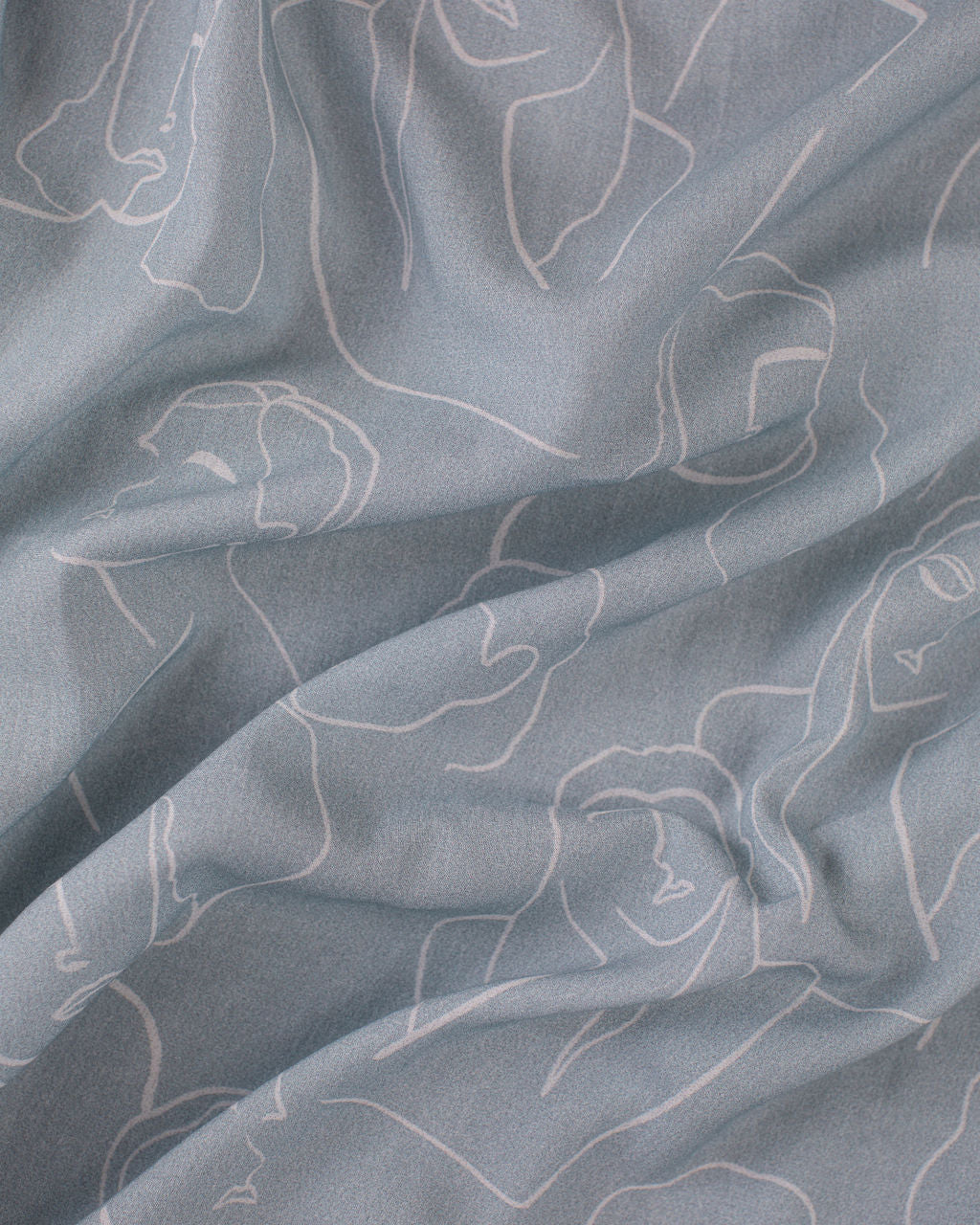 Light Blue Challis Lawn