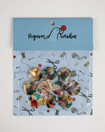 Pigeon Wishes Painterly 20mm Buttons