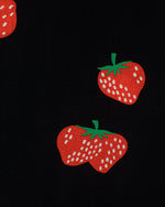 Strawberry Rayon in Black